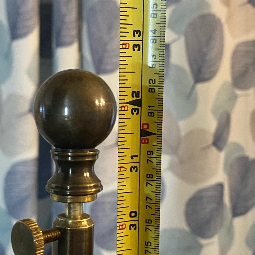 MCM John Thompson Large Ceramic Triple Gourd Vase Table Lamp EUC In Pearl -Qty 1 - Picture 5 of 16